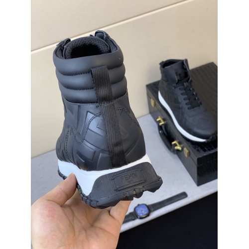 Replica Fendi High Tops Casual Shoes For Men #832407 $88.00 USD for Wholesale