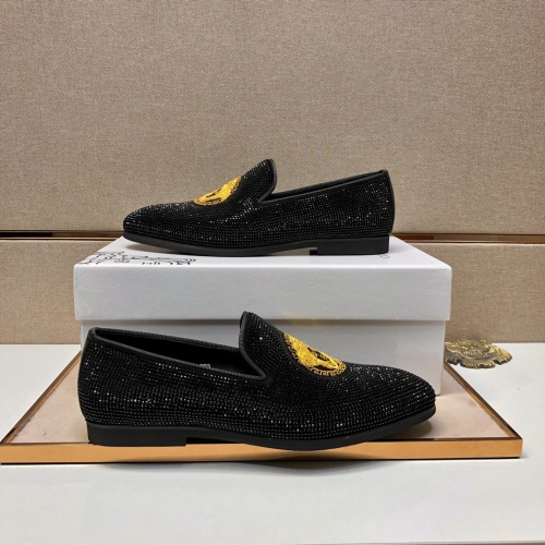 Replica Fendi Leather Shoes For Men #832416 $102.00 USD for Wholesale