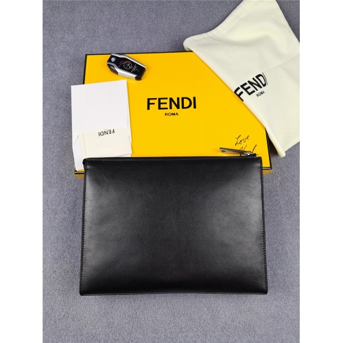 Replica Fendi AAA Man Wallets #832429 $132.00 USD for Wholesale