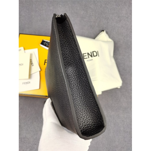 Replica Fendi AAA Man Wallets #832430 $132.00 USD for Wholesale