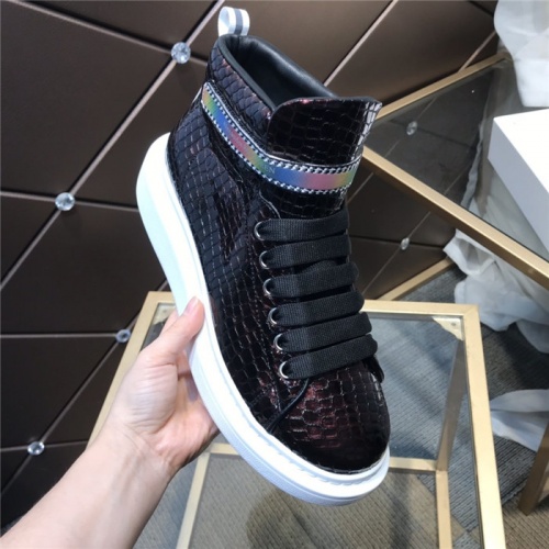 Replica Alexander McQueen High Tops Shoes For Women #832446 $115.00 USD for Wholesale