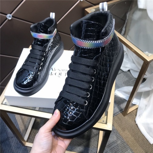 Replica Alexander McQueen High Tops Shoes For Women #832447 $115.00 USD for Wholesale