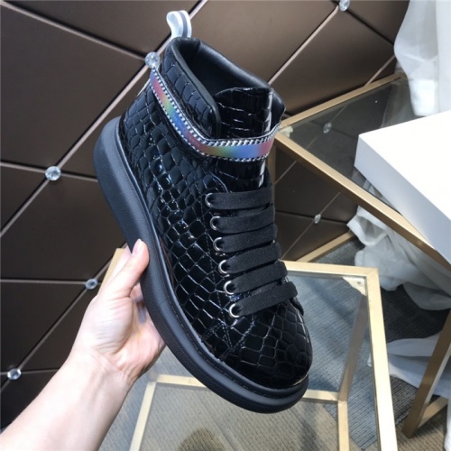 Replica Alexander McQueen High Tops Shoes For Women #832447 $115.00 USD for Wholesale