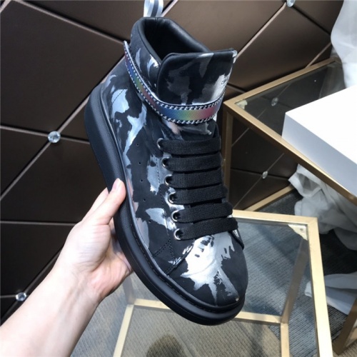 Replica Alexander McQueen High Tops Shoes For Women #832453 $122.00 USD for Wholesale