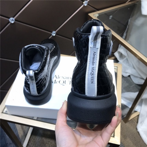 Replica Alexander McQueen High Tops Shoes For Men #832472 $115.00 USD for Wholesale
