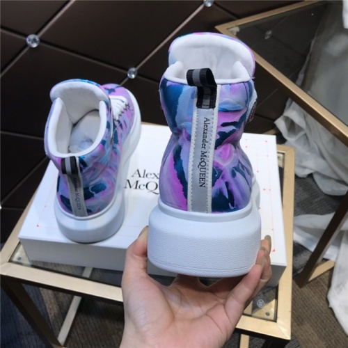 Replica Alexander McQueen High Tops Shoes For Men #832475 $122.00 USD for Wholesale