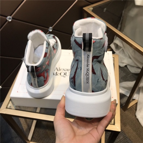 Replica Alexander McQueen High Tops Shoes For Men #832476 $122.00 USD for Wholesale
