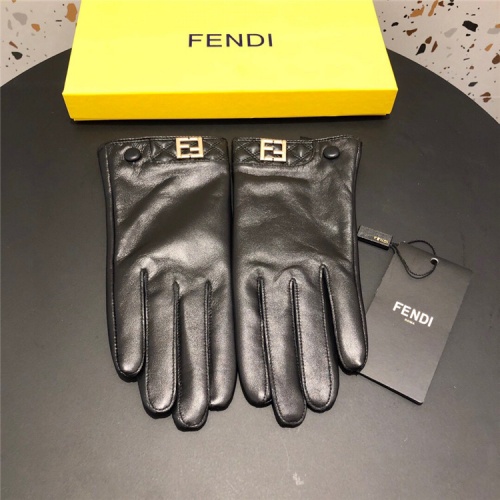 Fendi Gloves For Women #832490 $50.00 USD, Wholesale Replica Fendi Gloves