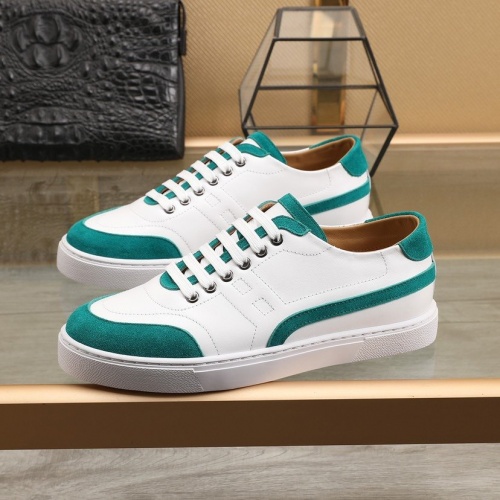 Replica Hermes Casual Shoes For Men #832577 $80.00 USD for Wholesale