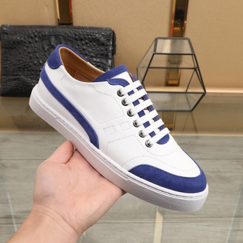Replica Hermes Casual Shoes For Men #832579 $80.00 USD for Wholesale