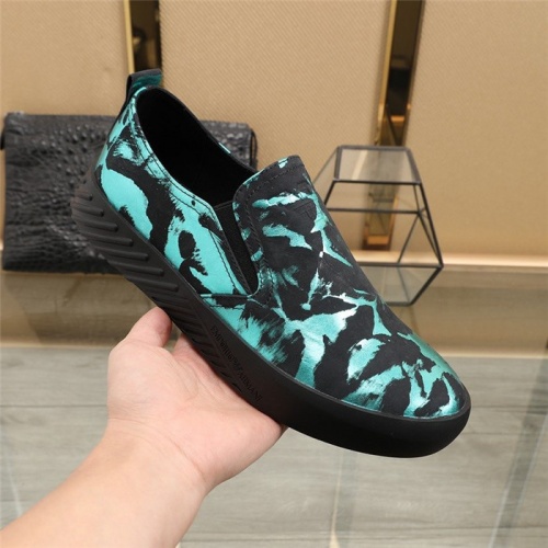 Replica Armani Casual Shoes For Men #832616 $80.00 USD for Wholesale