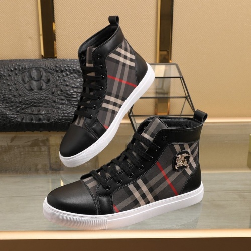 Burberry High Tops Shoes For Men #832679 $82.00 USD, Wholesale Replica Burberry High Tops Shoes