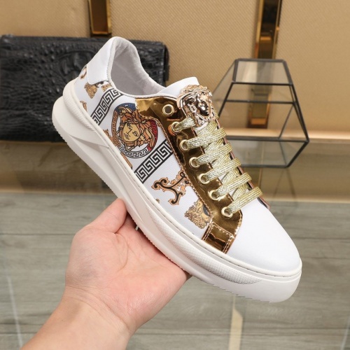Replica Versace Casual Shoes For Men #832717 $80.00 USD for Wholesale