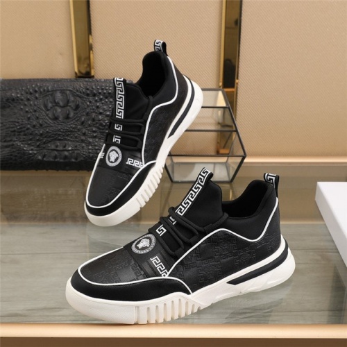 Versace Casual Shoes For Men #832723 $82.00 USD, Wholesale Replica Versace Casual Shoes