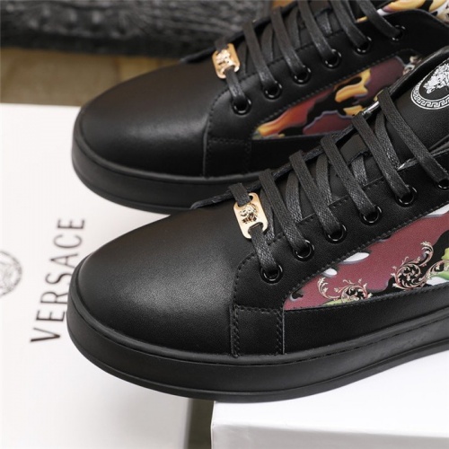 Replica Versace High Tops Shoes For Men #832735 $82.00 USD for Wholesale