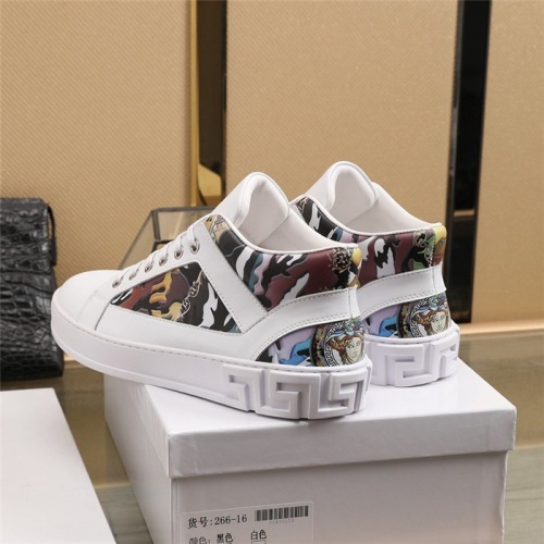 Replica Versace High Tops Shoes For Men #832736 $82.00 USD for Wholesale