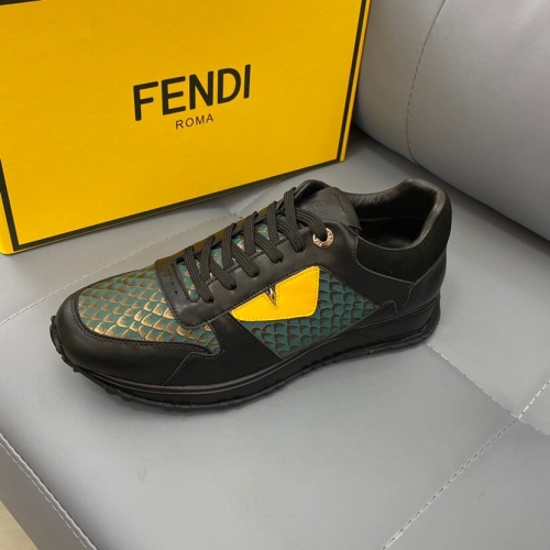 Replica Fendi Casual Shoes For Men #833022 $97.00 USD for Wholesale