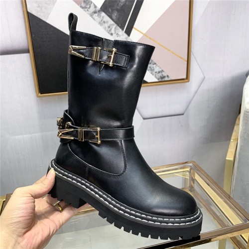 Replica Versace Boots For Women #833026 $119.00 USD for Wholesale