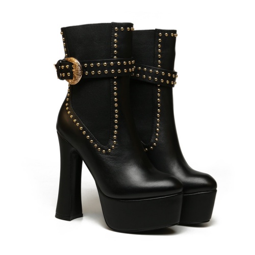 Replica Versace Boots For Women #833029 $123.00 USD for Wholesale