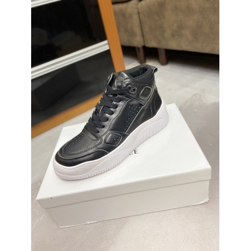 Replica Versace High Tops Shoes For Men #833031 $92.00 USD for Wholesale