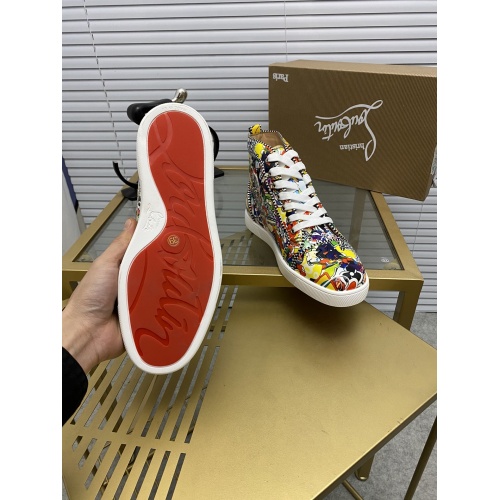 Replica Christian Louboutin High Tops Shoes For Men #833038 $92.00 USD for Wholesale