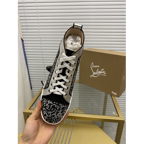 Replica Christian Louboutin High Tops Shoes For Men #833039 $92.00 USD for Wholesale