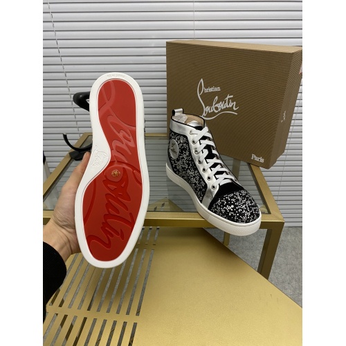 Replica Christian Louboutin High Tops Shoes For Men #833039 $92.00 USD for Wholesale