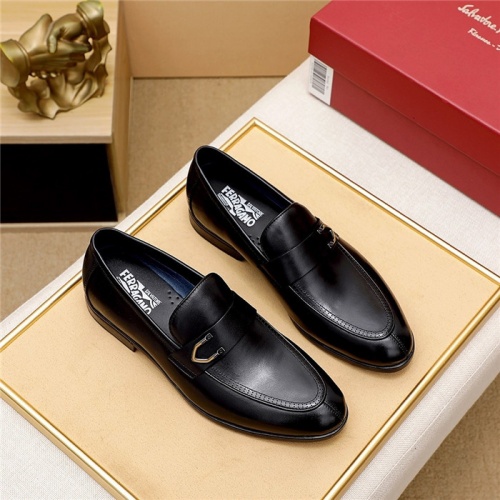 Salvatore Ferragamo Leather Shoes For Men #833045 $80.00 USD, Wholesale Replica Salvatore Ferragamo Leather Shoes