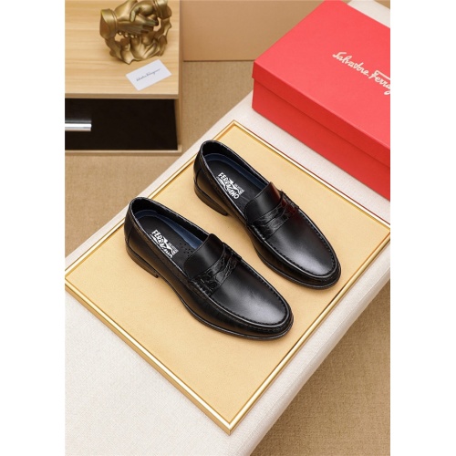 Salvatore Ferragamo Leather Shoes For Men #833047 $80.00 USD, Wholesale Replica Salvatore Ferragamo Leather Shoes
