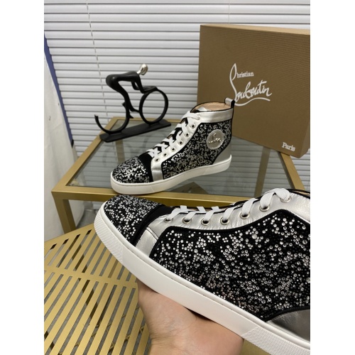 Replica Christian Louboutin High Tops Shoes For Men #833077 $92.00 USD for Wholesale