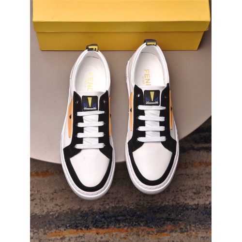 Replica Fendi Casual Shoes For Men #833091 $72.00 USD for Wholesale