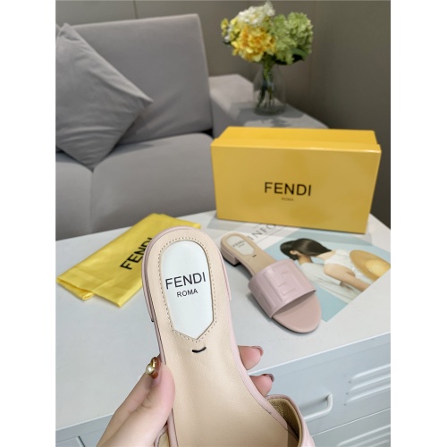 Replica Fendi Slippers For Women #833107 $64.00 USD for Wholesale