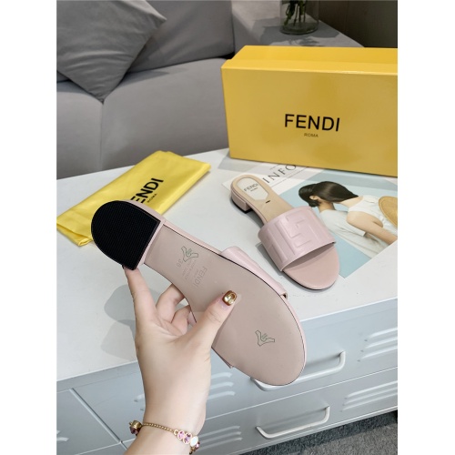 Replica Fendi Slippers For Women #833107 $64.00 USD for Wholesale