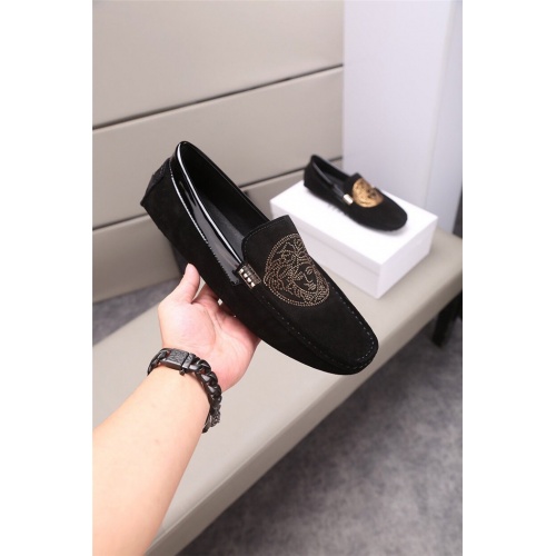 Replica Salvatore Ferragamo Leather Shoes For Men #833110 $72.00 USD for Wholesale