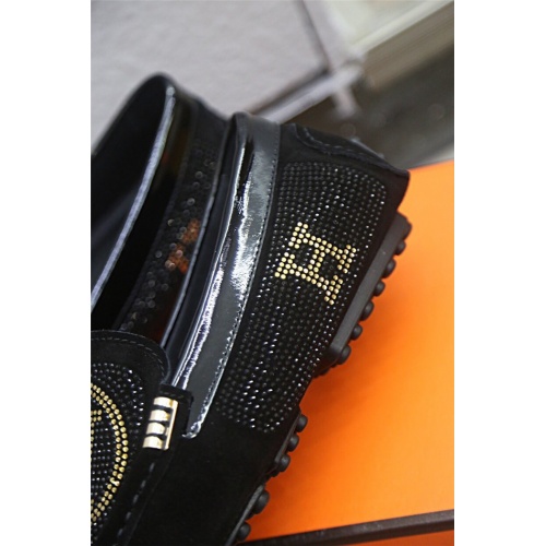 Replica Salvatore Ferragamo Leather Shoes For Men #833111 $72.00 USD for Wholesale