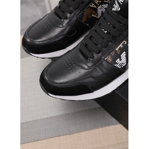 Replica Armani High Tops Shoes For Men #833283 $88.00 USD for Wholesale
