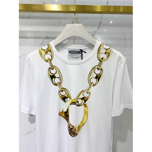 Replica Moschino T-Shirts Short Sleeved For Men #833385 $41.00 USD for Wholesale