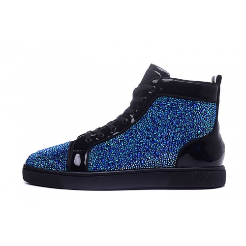 Replica Christian Louboutin High Tops Shoes For Men #833434 $98.00 USD for Wholesale