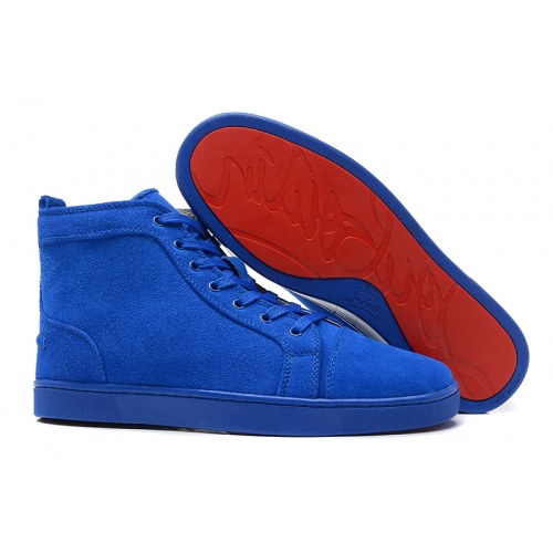 Replica Christian Louboutin High Tops Shoes For Men #833439 $98.00 USD for Wholesale
