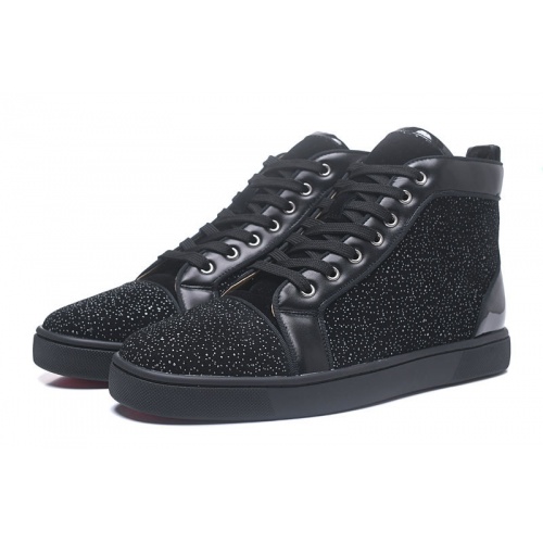 Replica Christian Louboutin High Tops Shoes For Men #833440 $98.00 USD for Wholesale