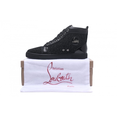 Replica Christian Louboutin High Tops Shoes For Men #833440 $98.00 USD for Wholesale