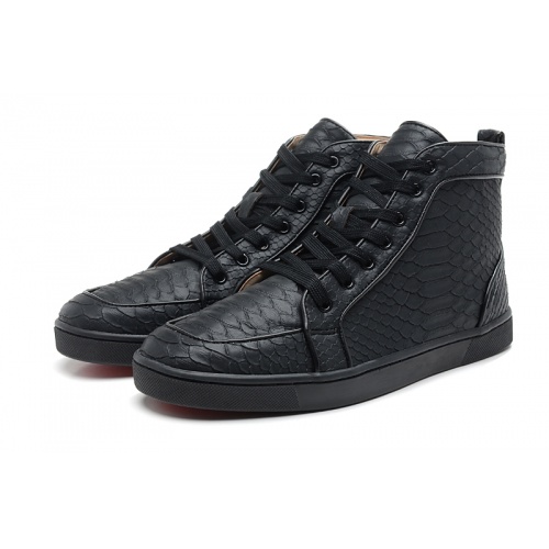 Replica Christian Louboutin High Tops Shoes For Men #833442 $96.00 USD for Wholesale