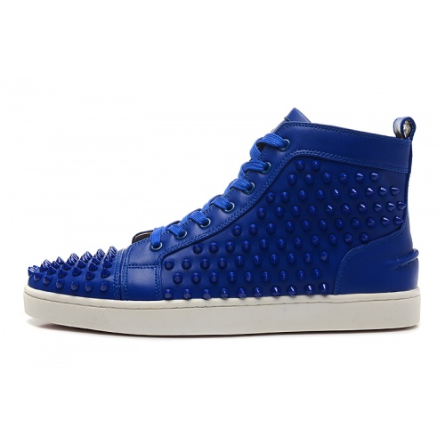 Replica Christian Louboutin High Tops Shoes For Men #833449 $98.00 USD for Wholesale
