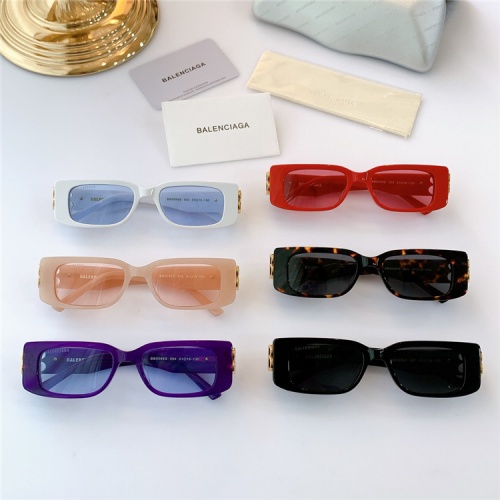 Replica Balenciaga AAA Quality Sunglasses #833644 $60.00 USD for Wholesale