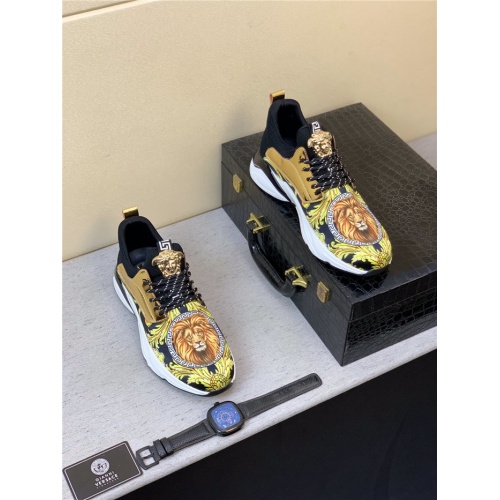 Replica Versace Casual Shoes For Men #833700 $76.00 USD for Wholesale