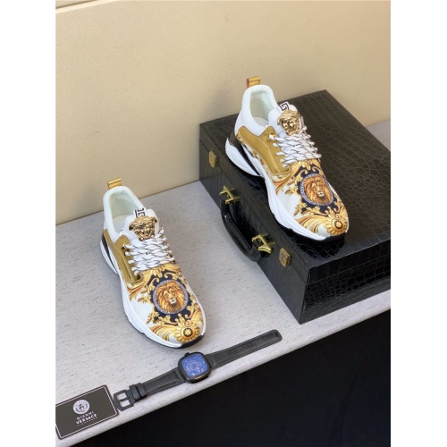 Replica Versace Casual Shoes For Men #833701 $76.00 USD for Wholesale