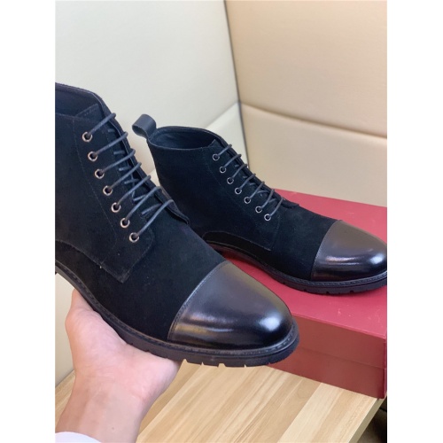 Replica Salvatore Ferragamo Boots For Men #833709 $92.00 USD for Wholesale