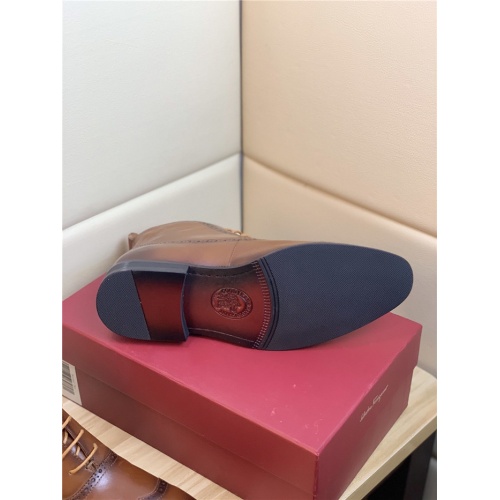 Replica Salvatore Ferragamo Boots For Men #833710 $92.00 USD for Wholesale