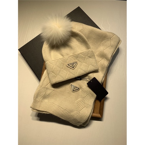 Prada Scarf &amp; Hat Set #833803 $54.00 USD, Wholesale Replica Prada Scarf