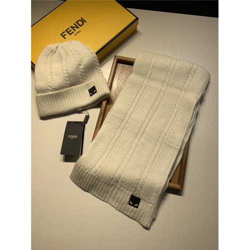 Replica Fendi Scarf & Hat Set #833811 $44.00 USD for Wholesale